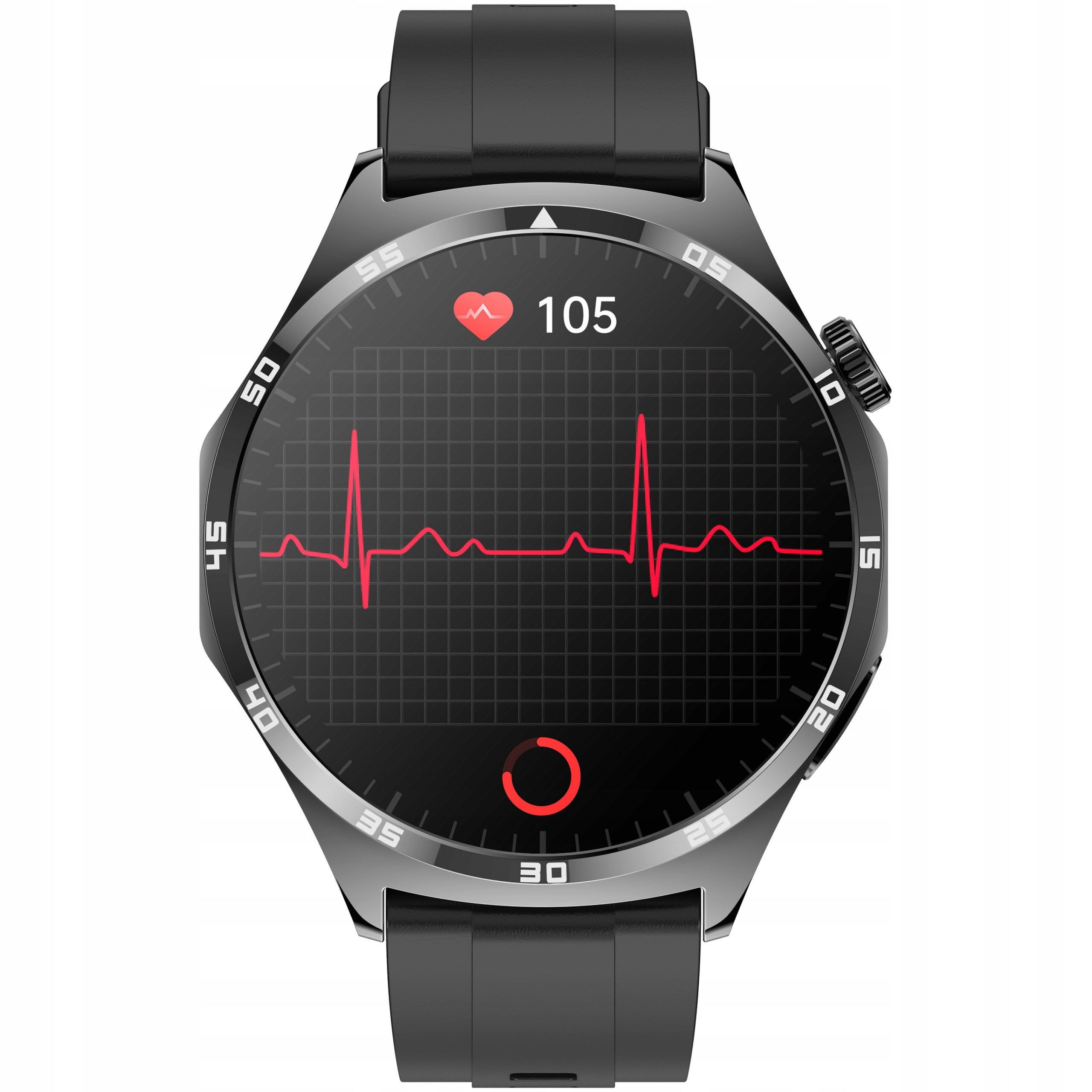 SMARTWATCH ECG WATCH BLOOD PRESSURE MONITOR GLUCOSE CALIBRATION AMOLED MENU Polish Packaging status original