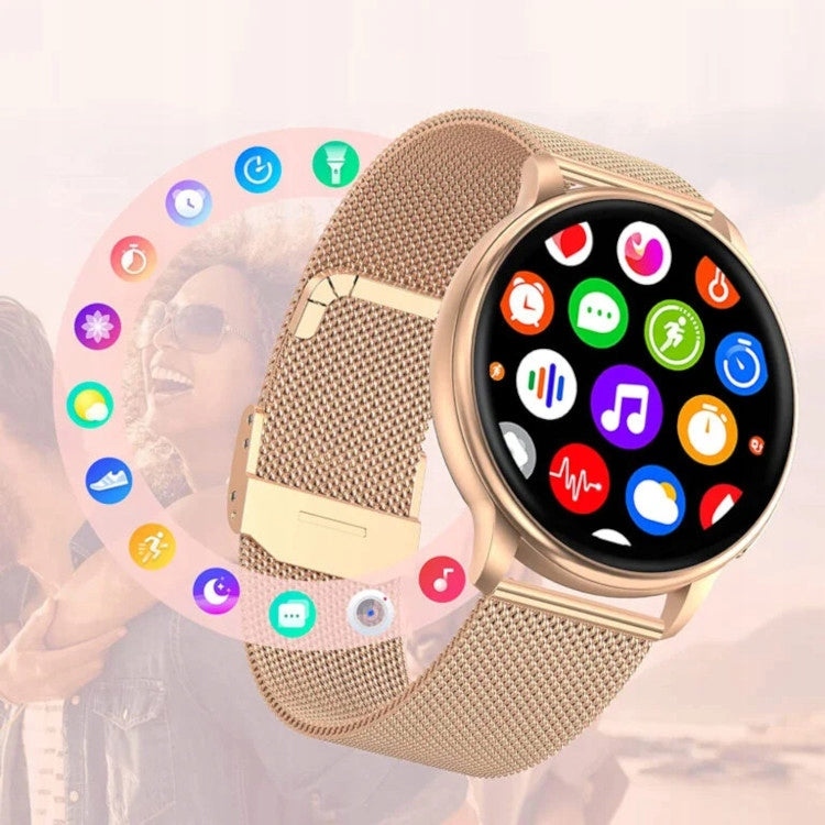 SMARTWATCH ELEGANT WOMEN'S WATCH TALK MENU PL BRACELET + STRAP Brand Maxcom