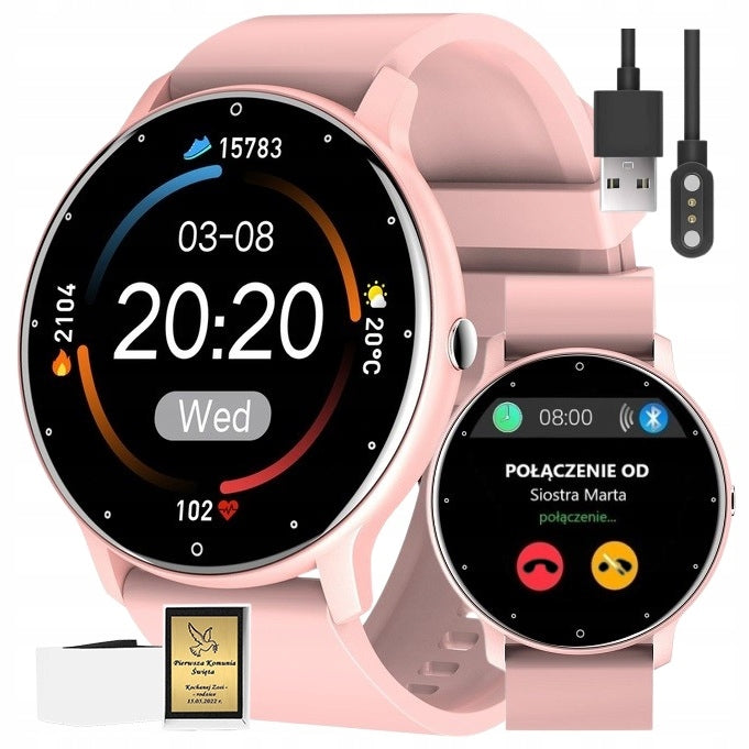 SMARTWATCH FOR A GIRL COMMUNION GIFT + BOX + BAG + ENGRAVING