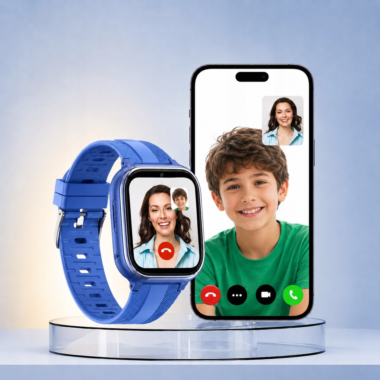 SMARTWATCH FOR CHILD WITH GPS CHILDREN'S WATCH SIM PHONE GAME CAMERA STEPS Manufacturer code Smartwatch dla dzieci 4G sim Dwukolorowy