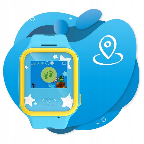 SMARTWATCH FOR CHILDREN GPS CALMEAN MINI PHONE SIM Color blue
