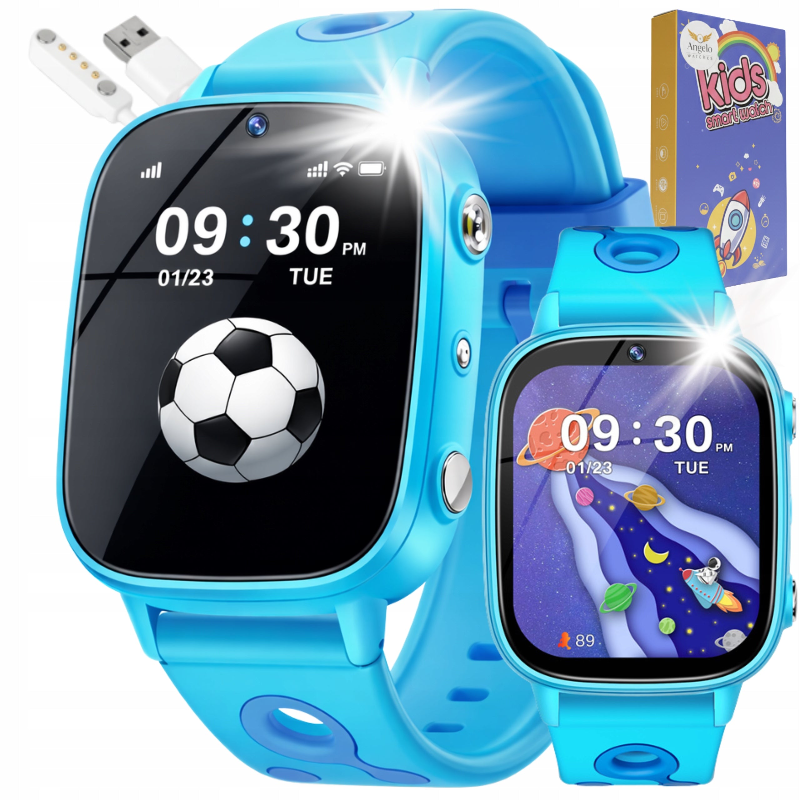 SMARTWATCH FOR CHILDREN'S WATCH GAME LEARNING CAMERA FAIRY TALES MENU PL