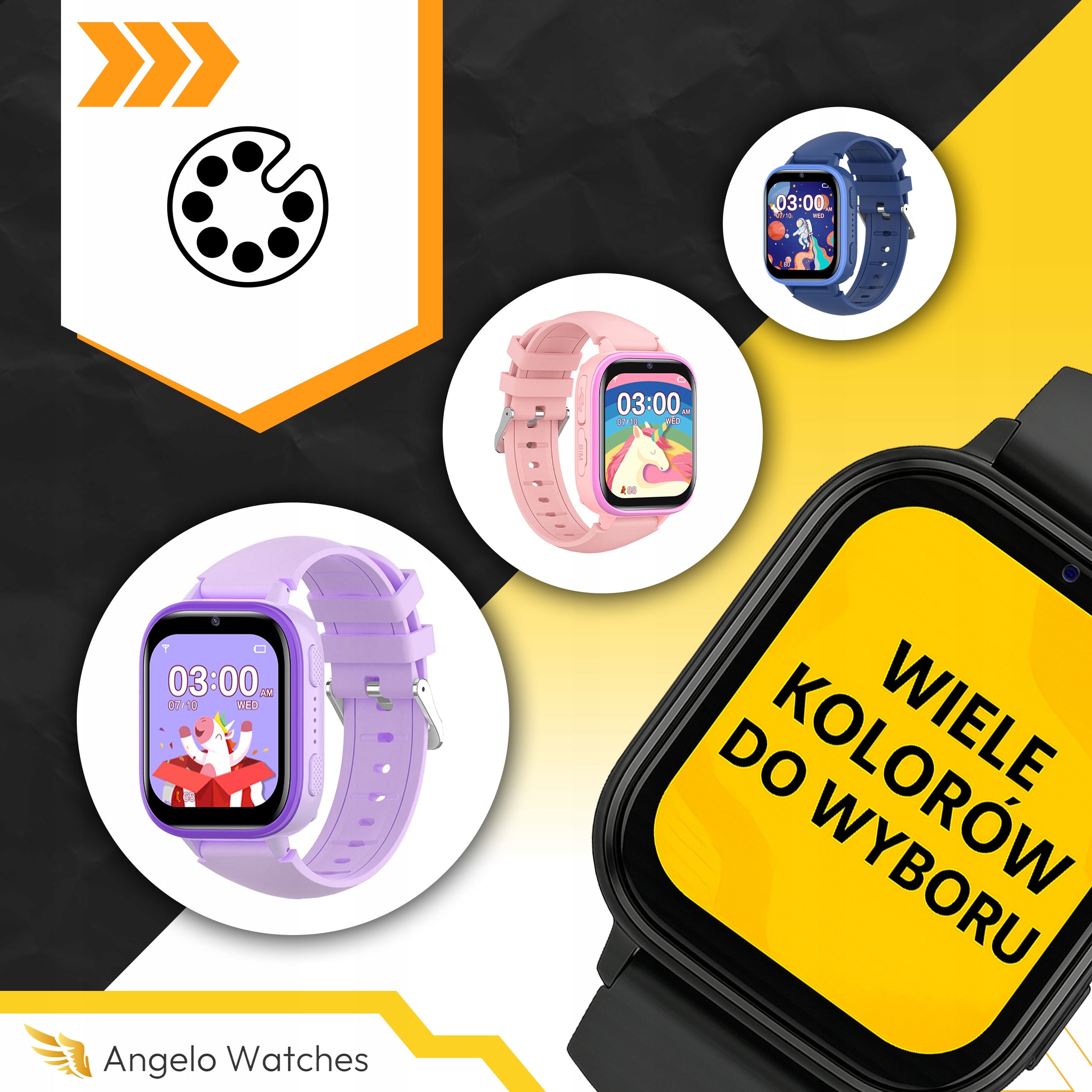 SMARTWATCH FOR CHILDREN'S WATCH SIM PHONE GAME LEARNING FAIRY TALES CAMERA Packaging status original