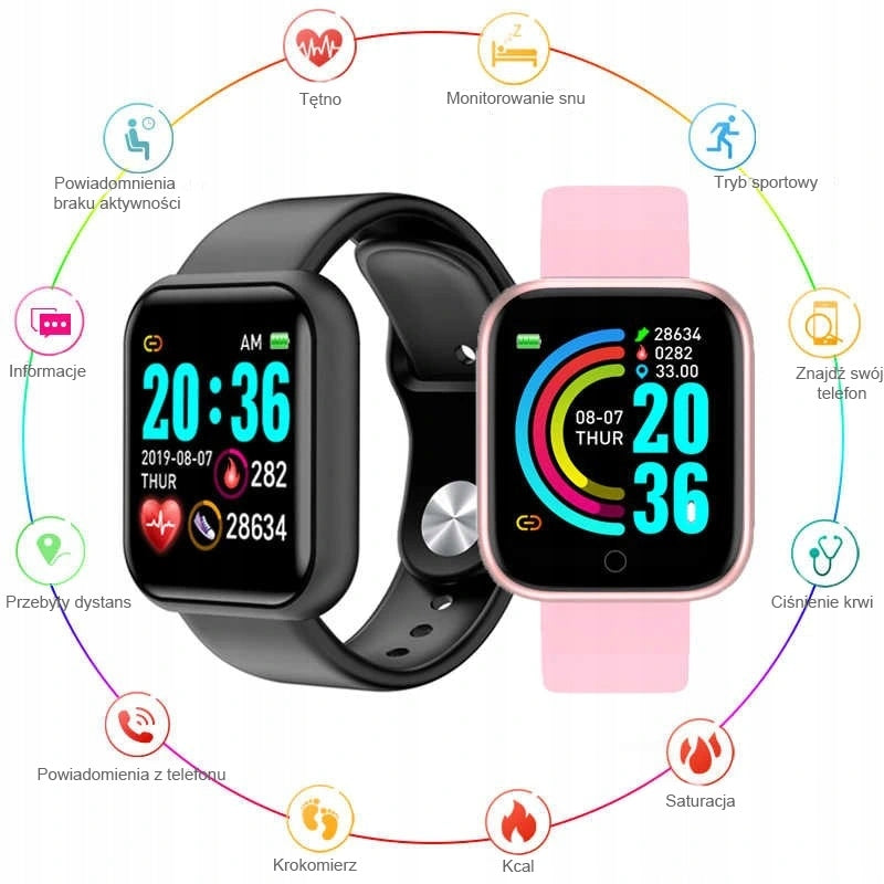 SMARTWATCH FOR CHILDREN WATCH SMARTBAND BAND D20 Manufacturer code SMART-BRACELET-D20-ST
