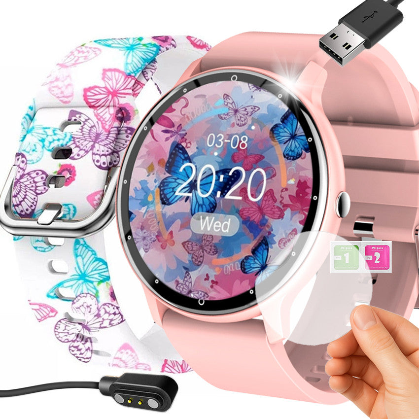 SMARTWATCH FOR GIRLS CALLS SMS POLISH MENU 2 STRIPES