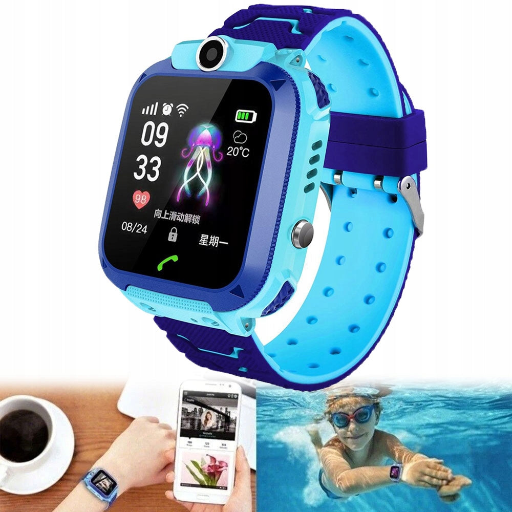 SMARTWATCH FOR KIDS WATCH PHONE GPS SMS CONVERSATION MP3 VIBRATION WITH GAMES