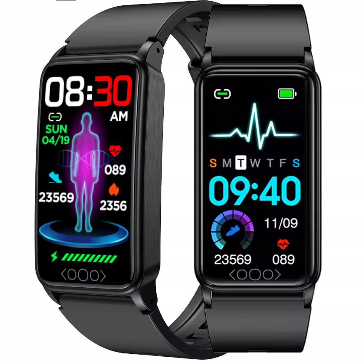 SMARTWATCH FOR MEASURING SUGAR MEDICAL GLUCOSE METER TEMPERATURE PL TALK MENU EAN (GTIN) 5905555629001
