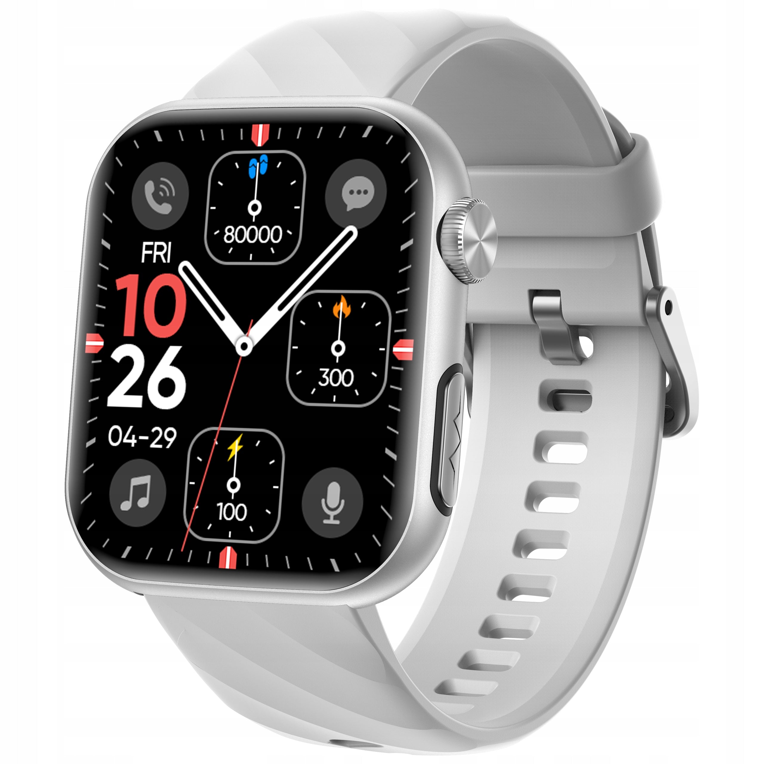 SMARTWATCH FOR SENIOR WATCH HEART RATE PRESSURE EKG OXYGEN BMI HRV MENU PL Packaging status original
