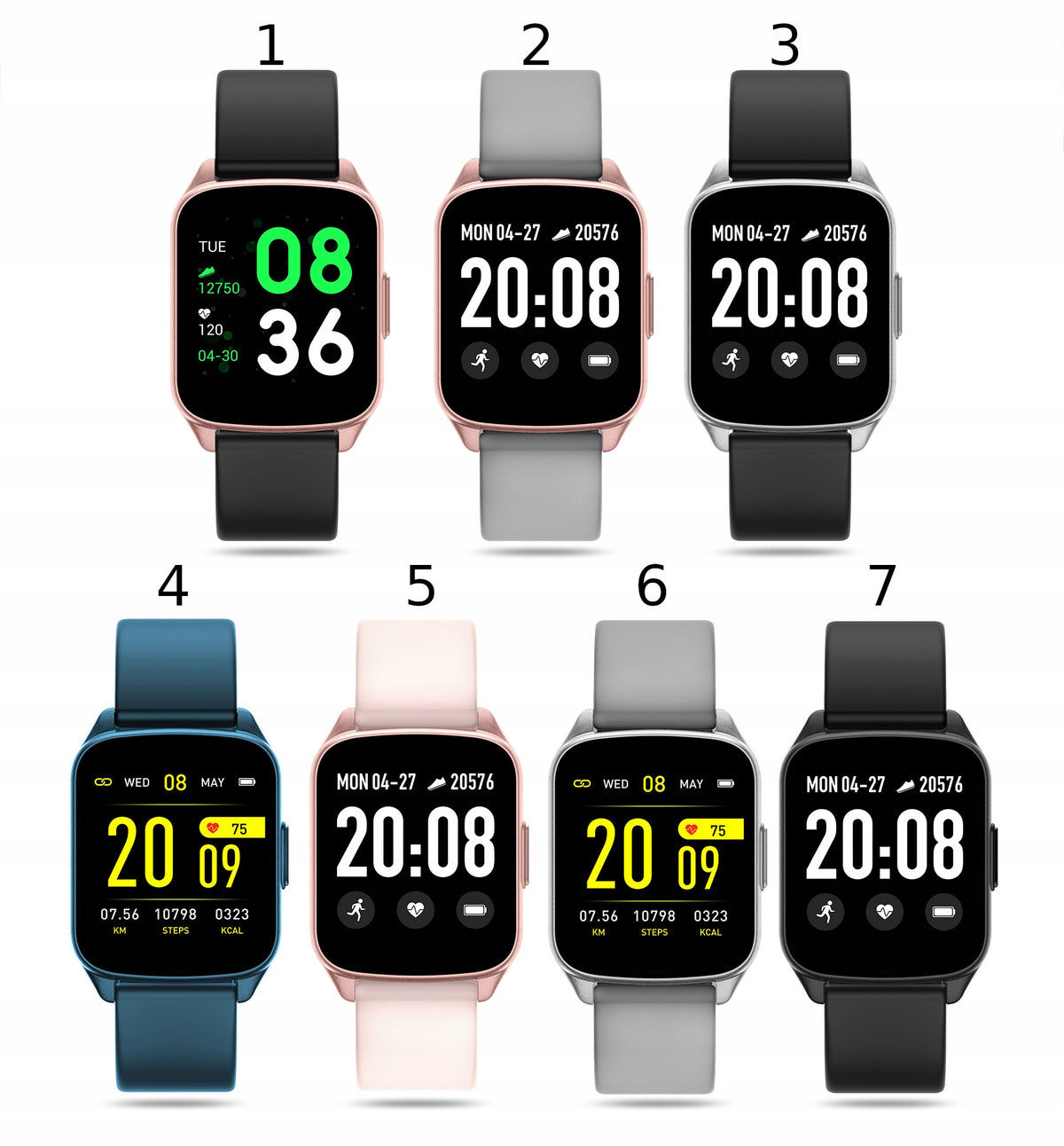 SMARTWATCH G. ROSSI TEL SMS RUNNING BIKE + BOX Color gray