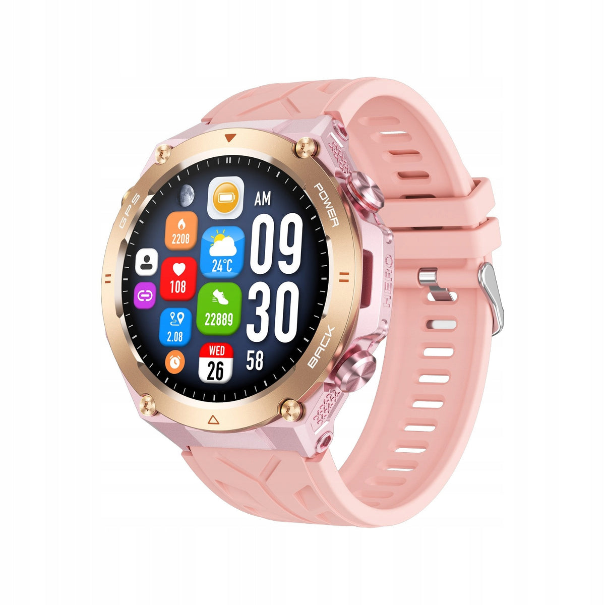 SMARTWATCH GPS WATCH POLISH MENU TALK SPORT SMART WATCH MALE Packaging status original