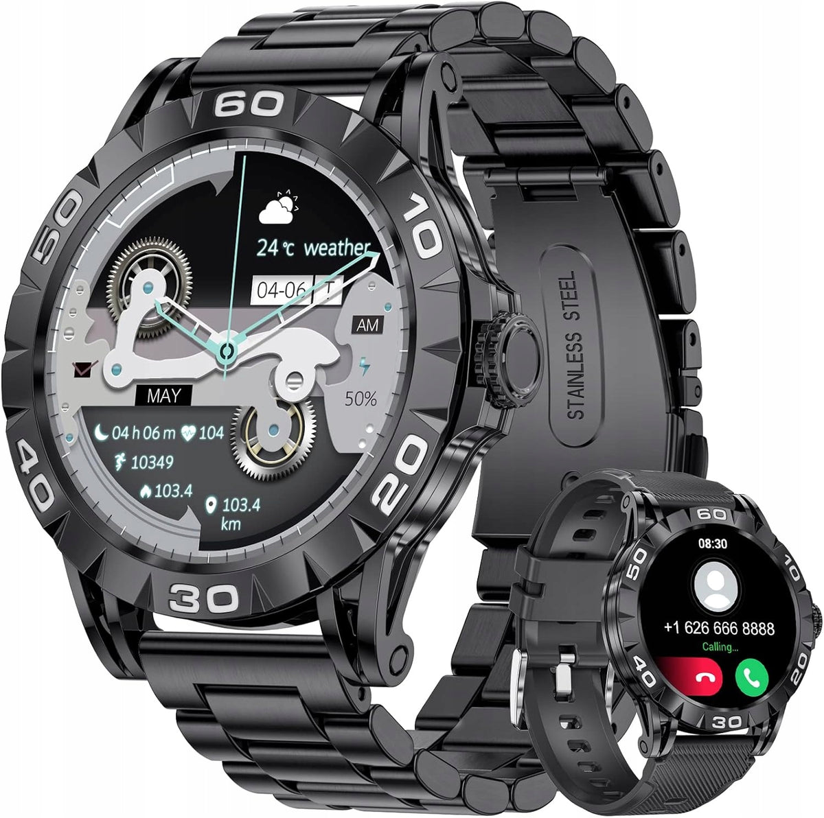 SMARTWATCH HEART RATE MONITOR BLUETOOTH LIGE IP67 ANDROID PRO