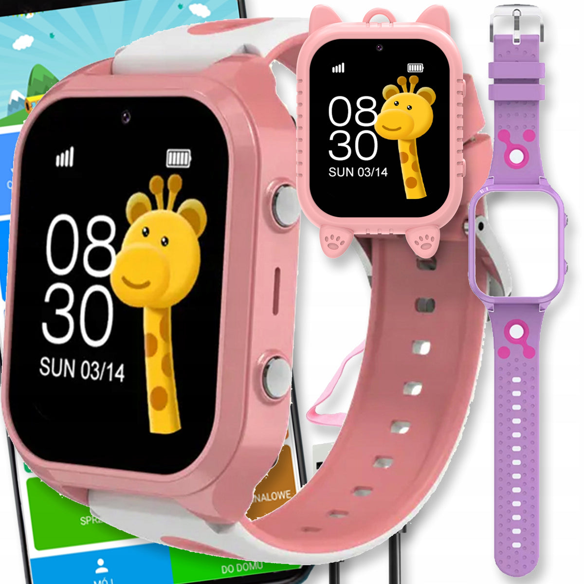 SMARTWATCH LOCATOR WATCH GPS FOR CHILDREN TALK 4G SIM PHONE SAUCE PL