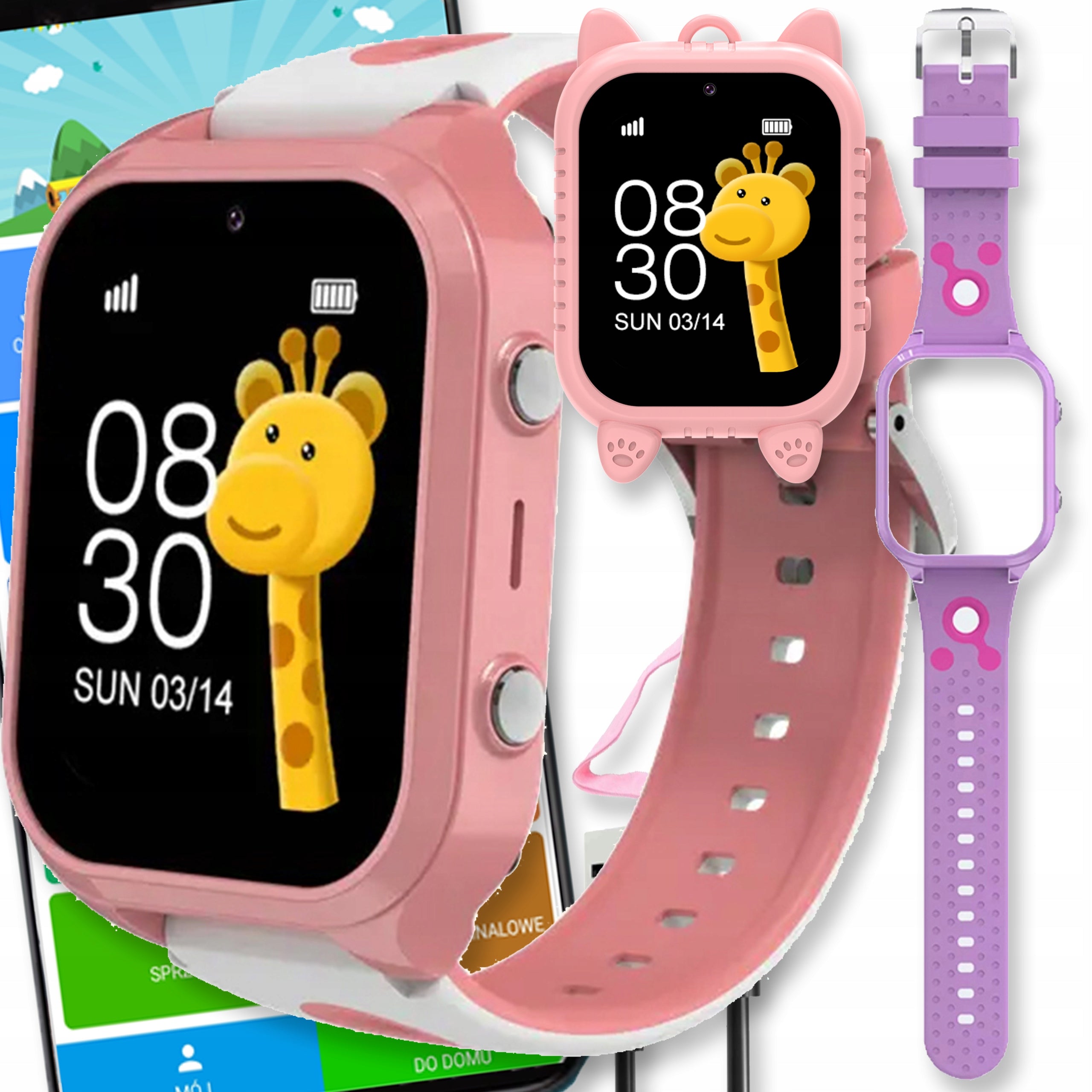 SMARTWATCH LOCATOR WATCH GPS FOR CHILDREN TALK 4G SIM PHONE SAUCE PL