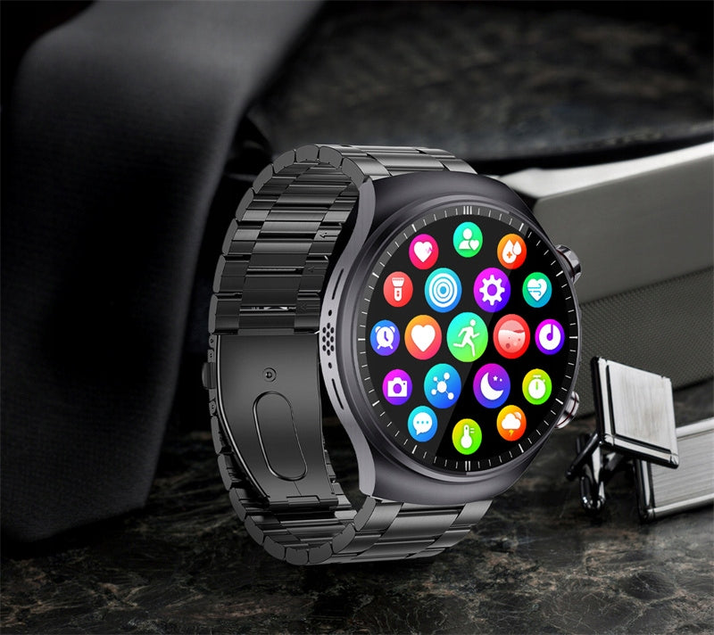 SMARTWATCH MALE CARDIO ECG PRESSURE HRV PULS PPG CONVERSATION SMS MENU POLISH Packaging status original