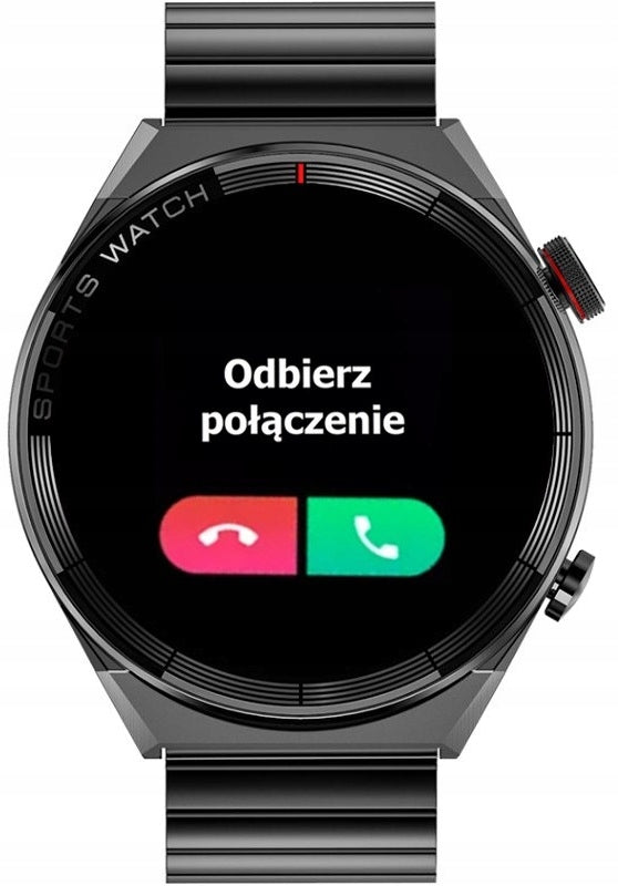 SMARTWATCH MEN'S CONVERSATION MENU PL SPORTS STEPS Batteries included yes
