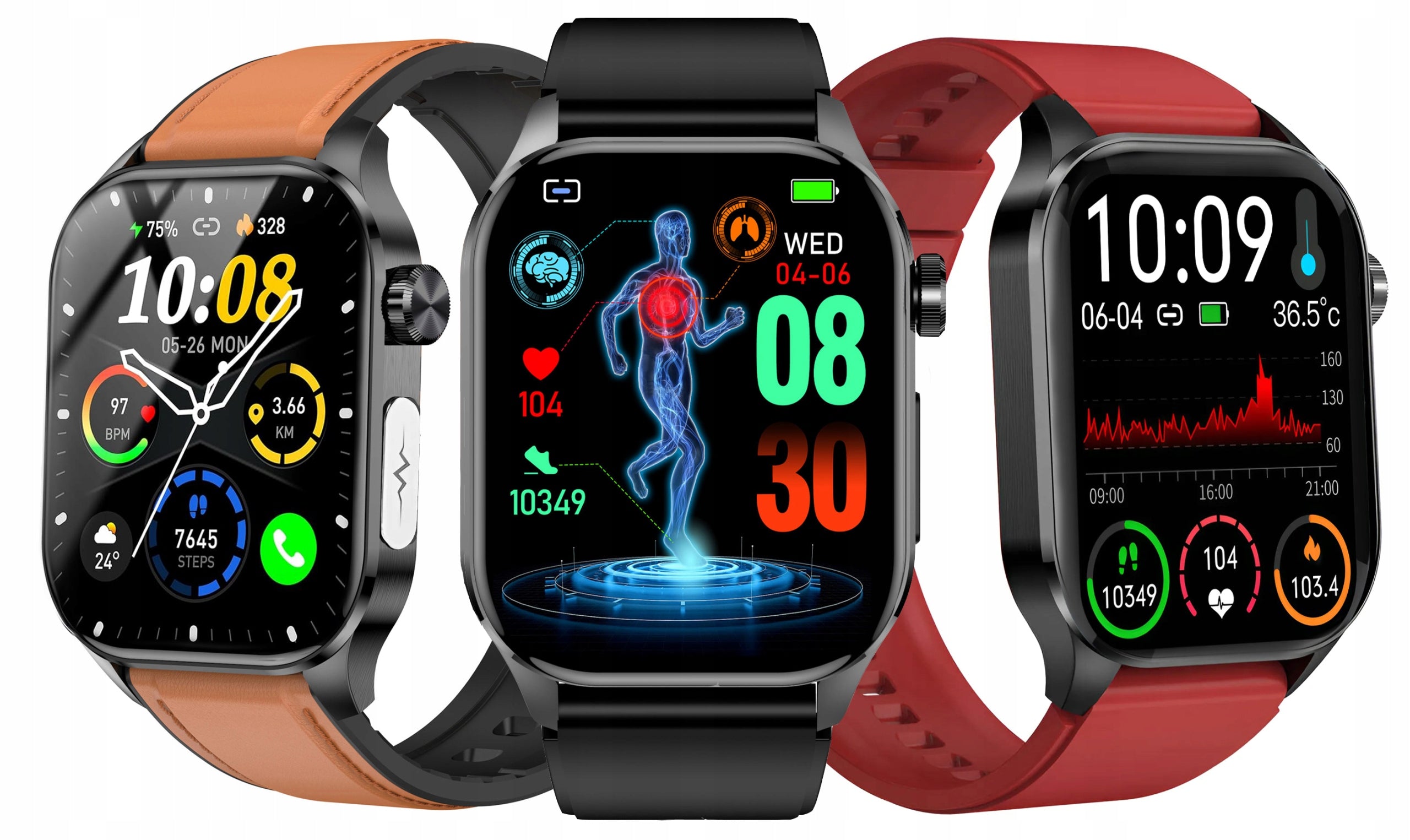 SMARTWATCH MEN'S ECG WATCH SUGAR MEASUREMENT FUNCTION CONVERSATION BLOOD PRESSURE MONITOR Manufacturer code Lazird EKG0025