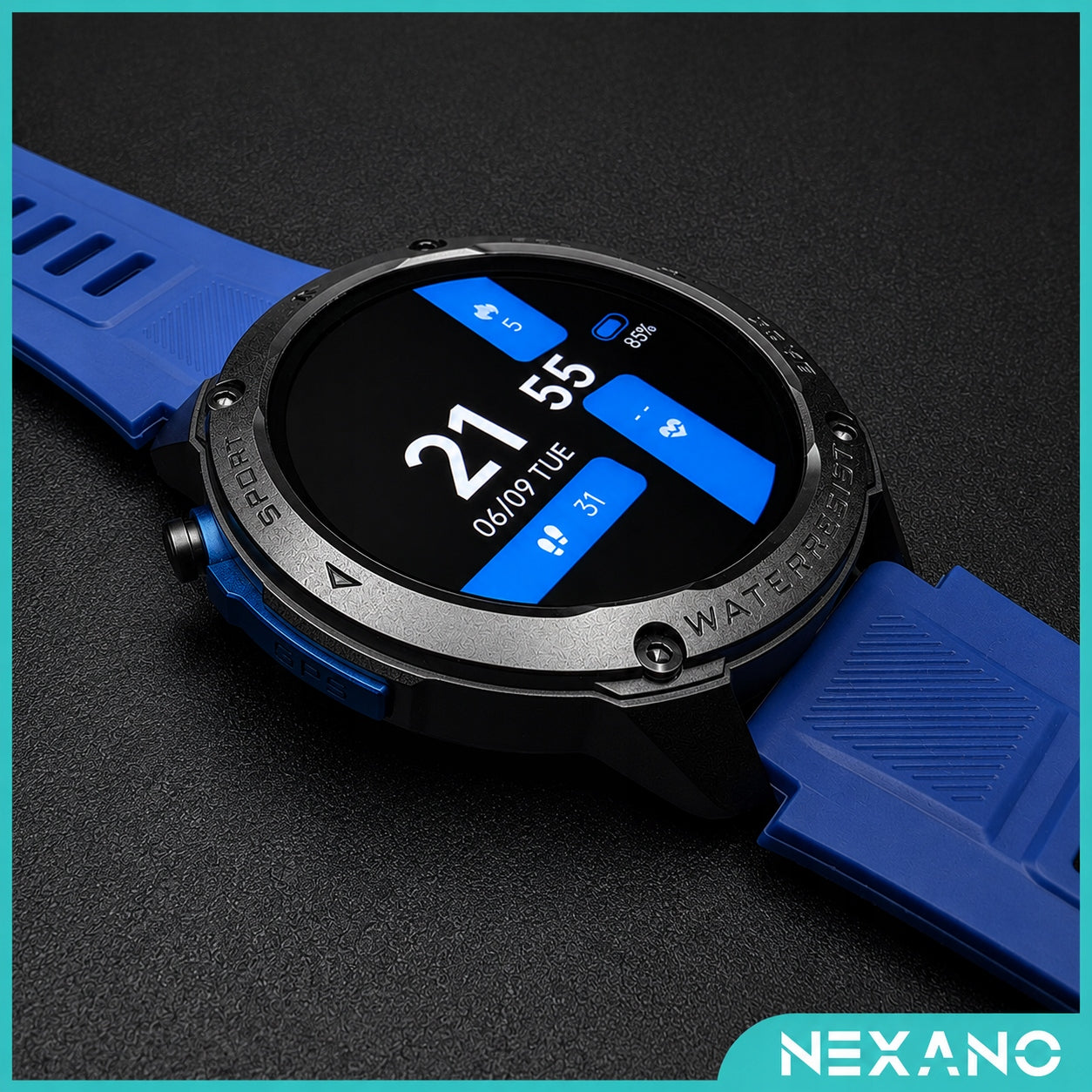 SMARTWATCH MEN'S GPS WATCH WATERPROOF IP69K MENU PL TALK AMOLED Manufacturer code SMARTWATCH MĘSKI AMOLED SPORT DUAL GPS