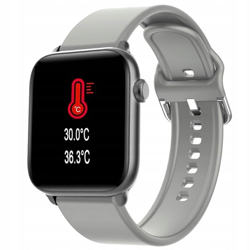 SMARTWATCH MEN'S SPORTS WATCH GPS SMART WATCH WOMEN'S MENU POLISH STEPS Color blue