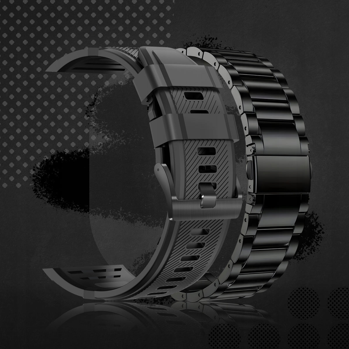 SMARTWATCH MEN'S WATCH MENU POLISH SPORT PULSE TALK SMART WATCH AMOLED Strap material other