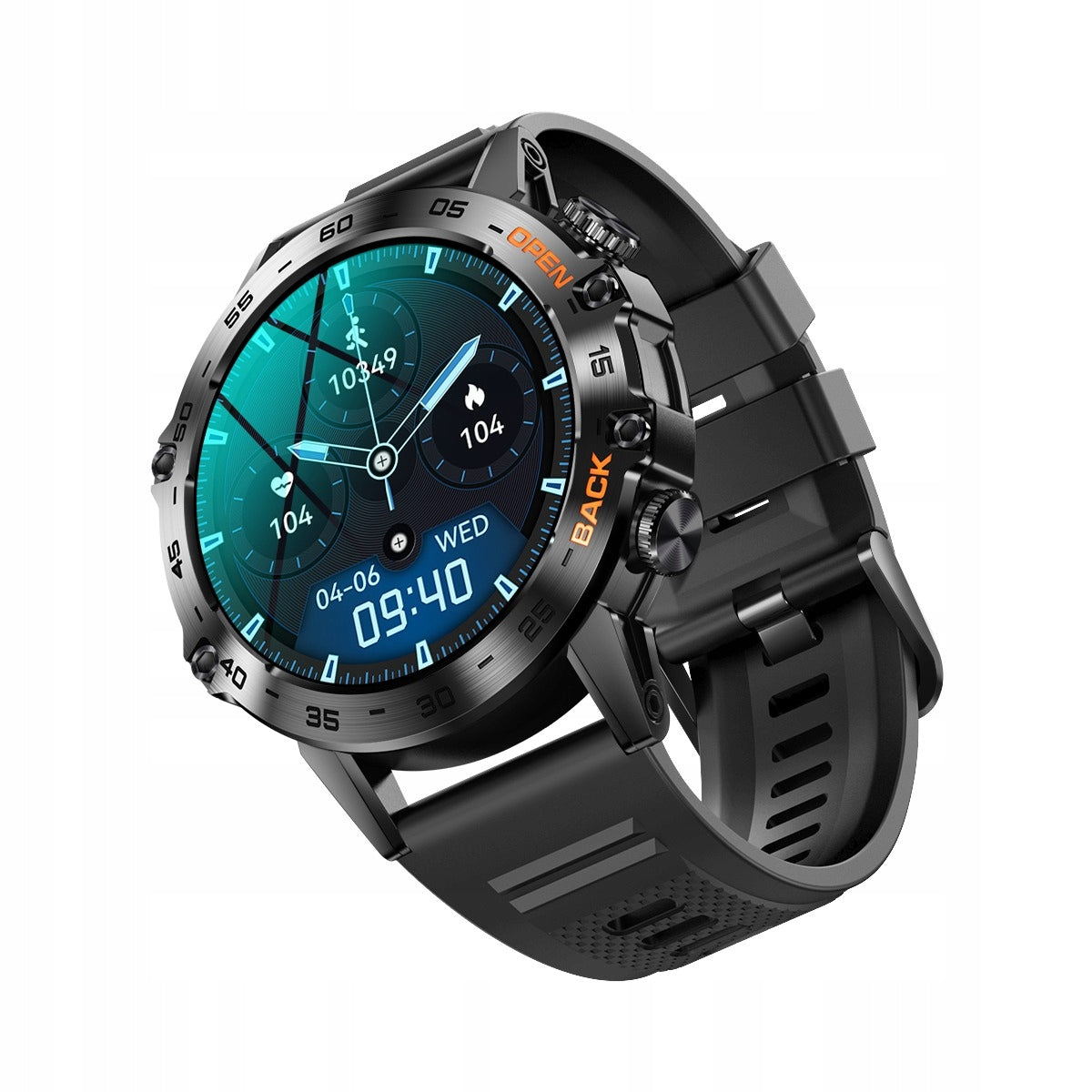 SMARTWATCH MEN'S WATCH SPORT NTN K52 MENU PL WATERPROOF Color black
