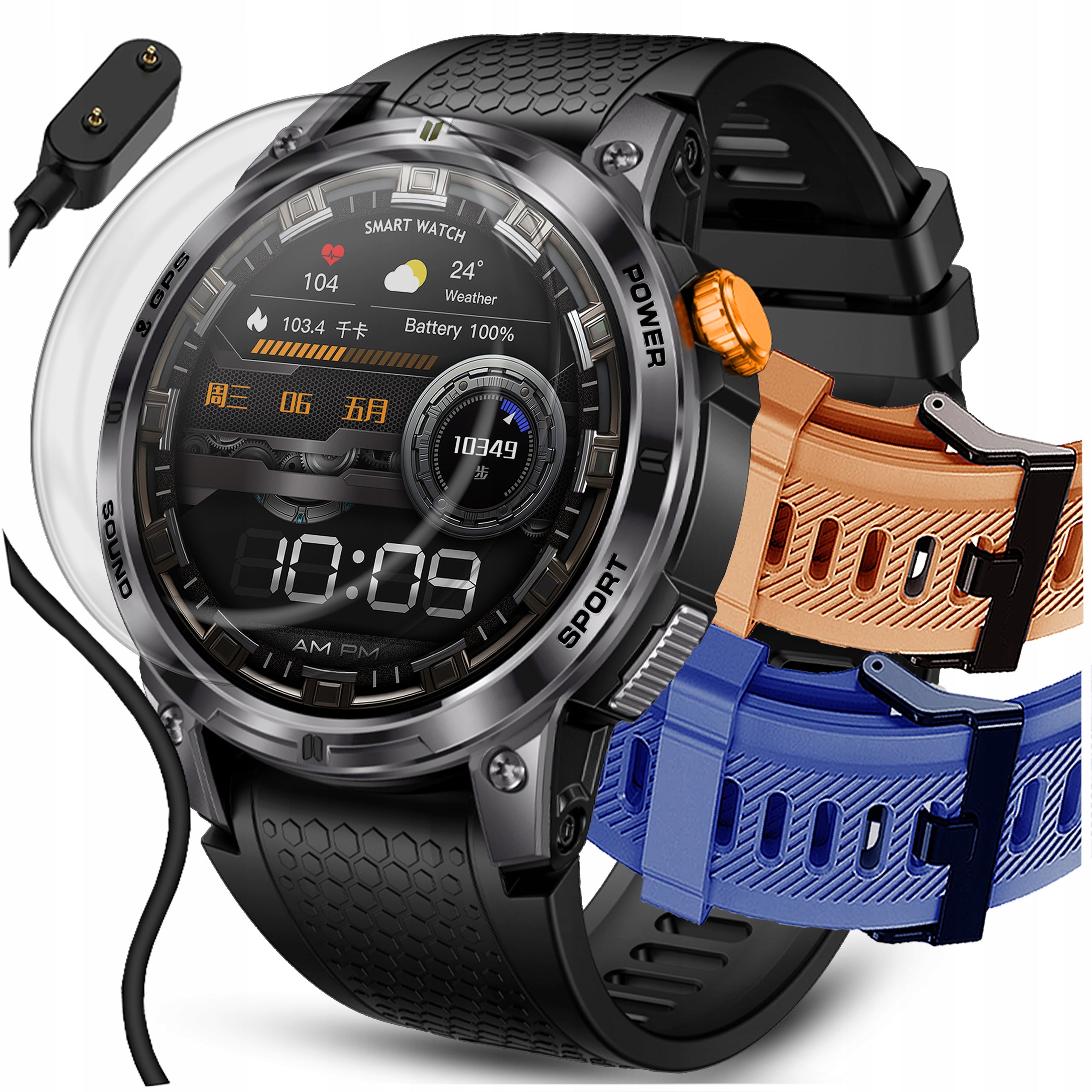 SMARTWATCH MEN'S WATCH SPORTS GPS WATERPROOF TALK SPORT HEALTH