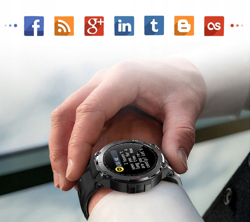 SMARTWATCH MEN'S WATCH WATERPROOF LARGE BATTERY 400 sports Packaging status original