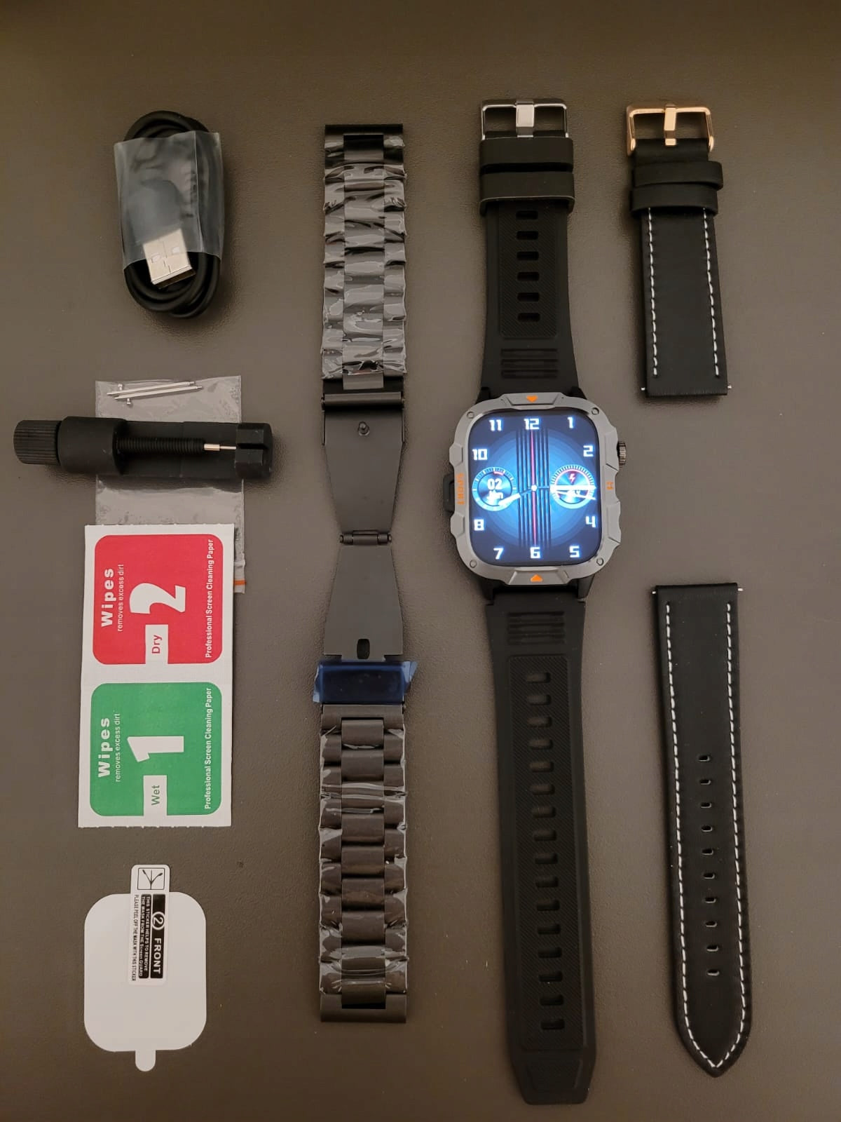 SMARTWATCH MEN'S WATCH WATERPROOF MENU PL TALK PULSE SPORT SMART WATCH Packaging status original