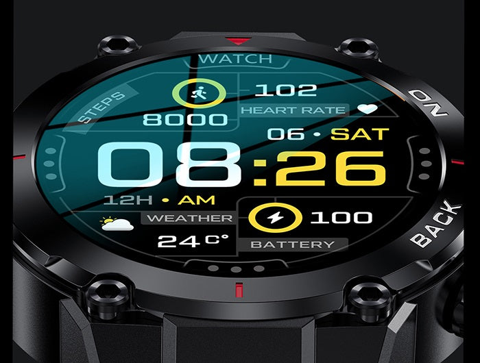 SMARTWATCH MEN'S WATERPROOF TALK MENU PL SPORT GPS SMART WATCH Kind smartwatch
