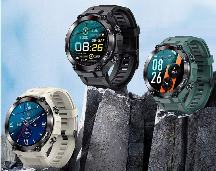 SMARTWATCH MEN'S WATERPROOF TALK MENU PL SPORT GPS SMART WATCH Packaging status original