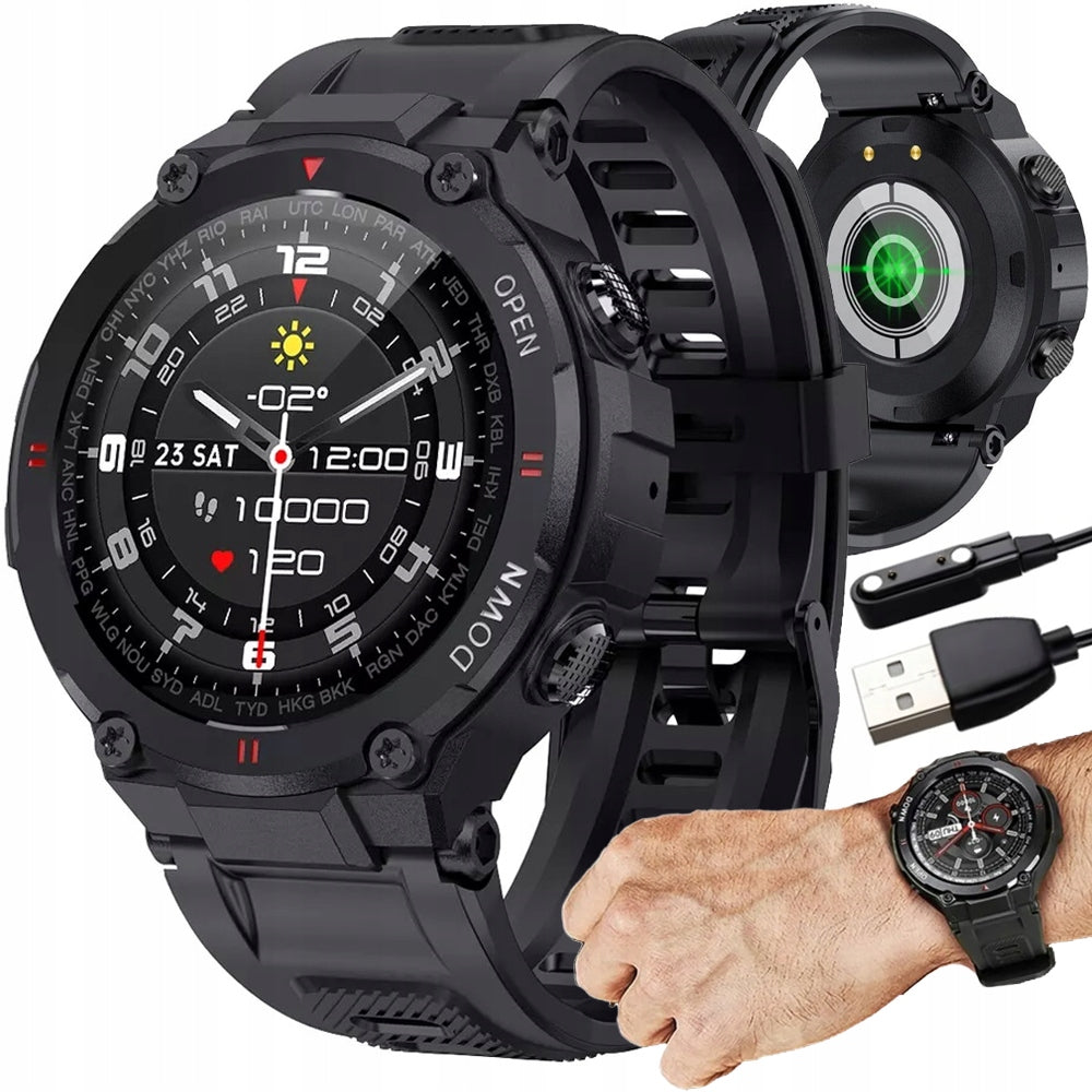 SMARTWATCH MEN'S WATERPROOF TALK MENU PL SPORT GPS SMART WATCH