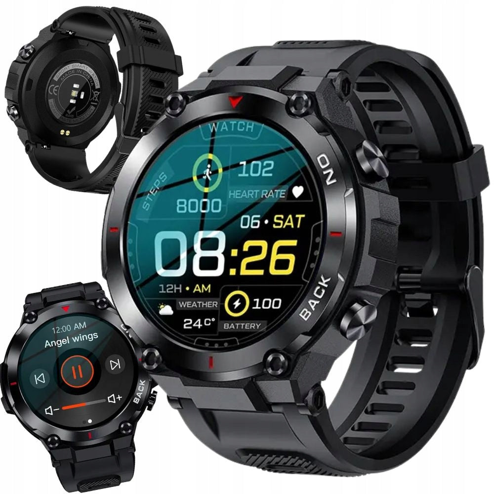 SMARTWATCH MEN'S WATERPROOF TALK MENU PL SPORT GPS SMART WATCH