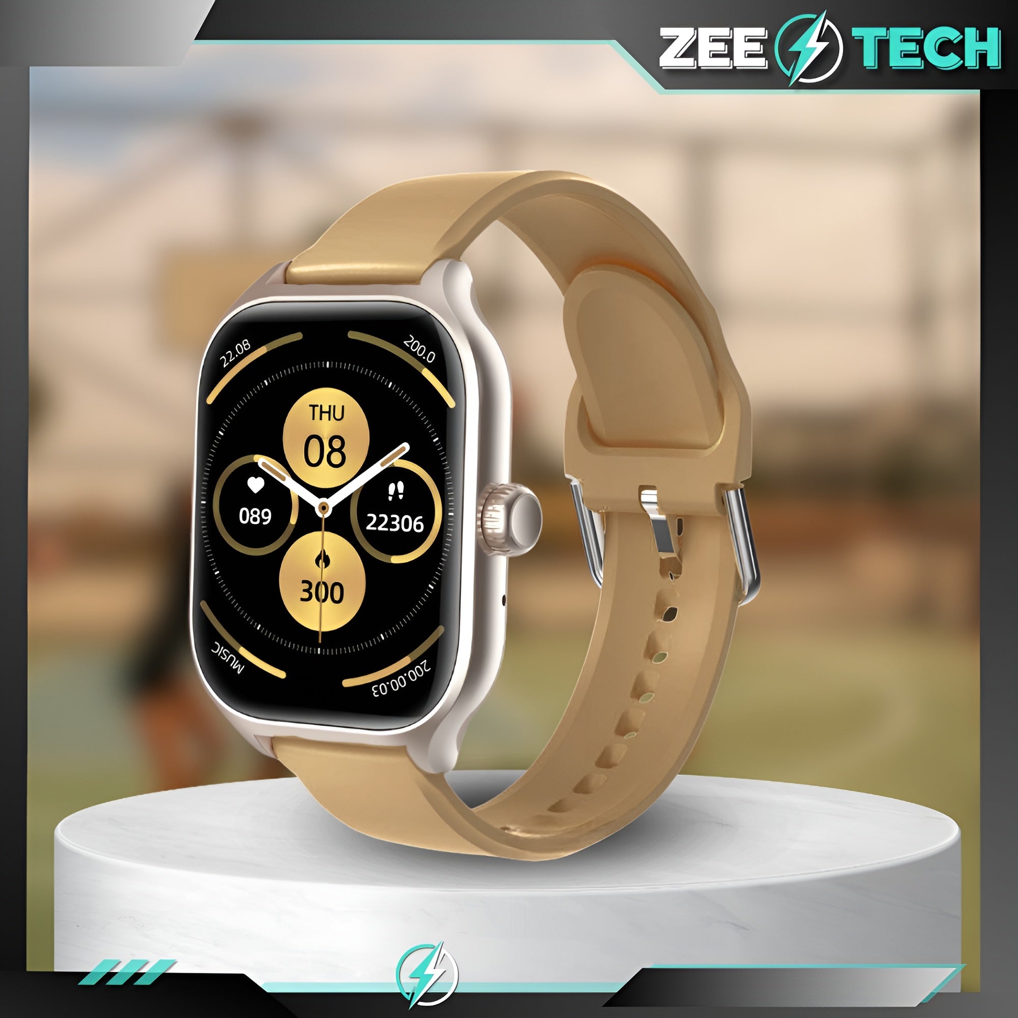 SMARTWATCH MEN'S WOMEN'S CALL WATCH Polish HEART RATE OXYGEN PRESSURE SPORT Batteries included yes
