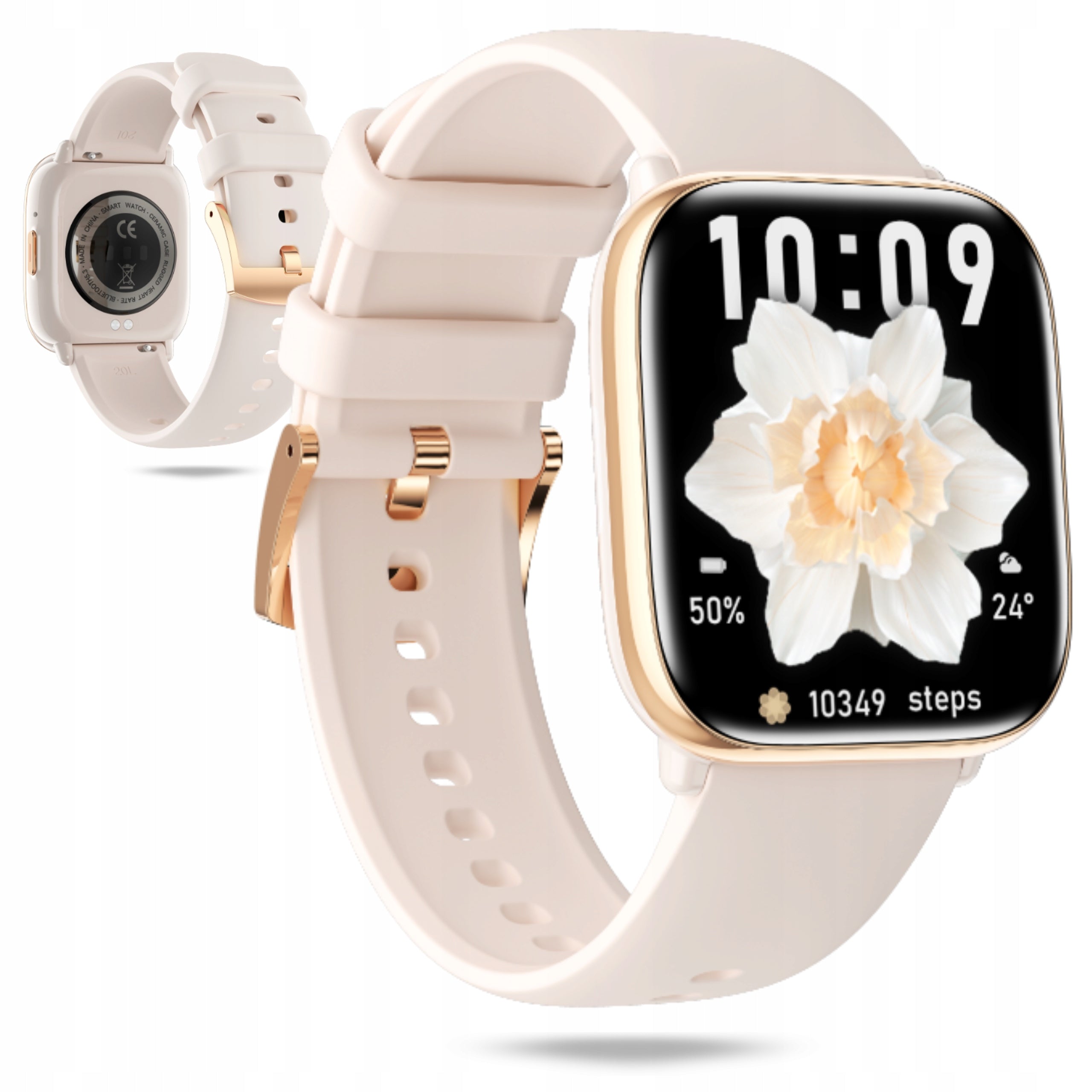 SMARTWATCH MYPHONE WATCH PASTEL GOLD SMART WATCH TALK AMOLED Packaging status original