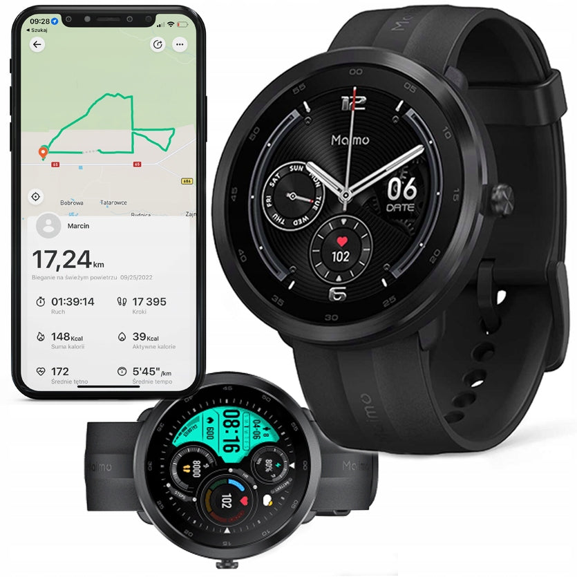 SMARTWATCH Maimo Watch R with GPS WATCH BLACK 46mm