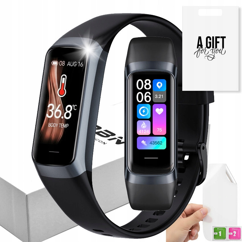SMARTWATCH PEDOMETER SPORTS BAND OXYGEN KCAL TEMPERATURE PL