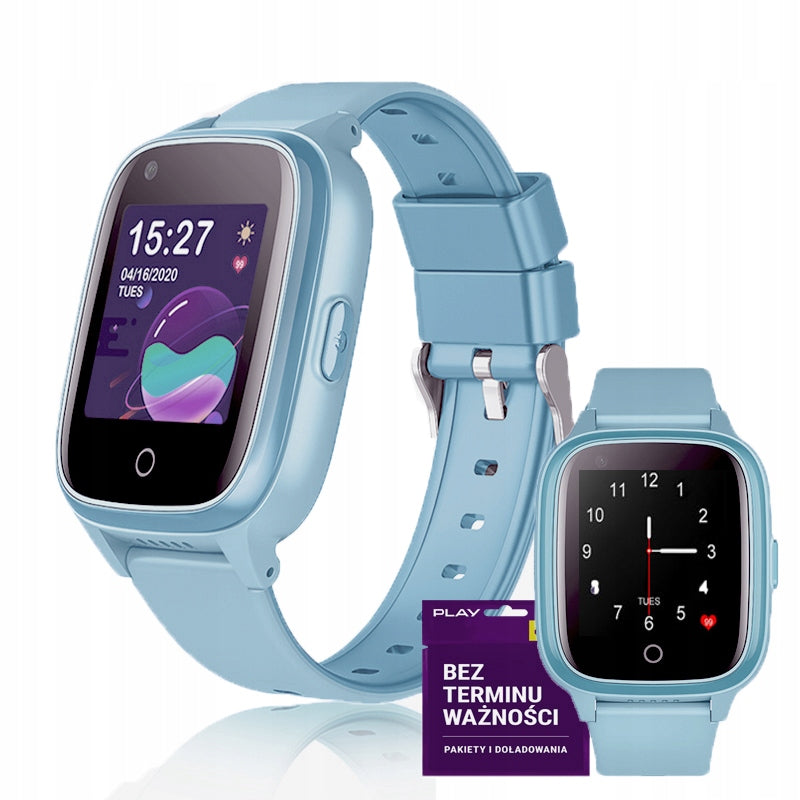 SMARTWATCH PHONE FOR CHILDREN CALLS SMS POLISH MENU GPS 4G