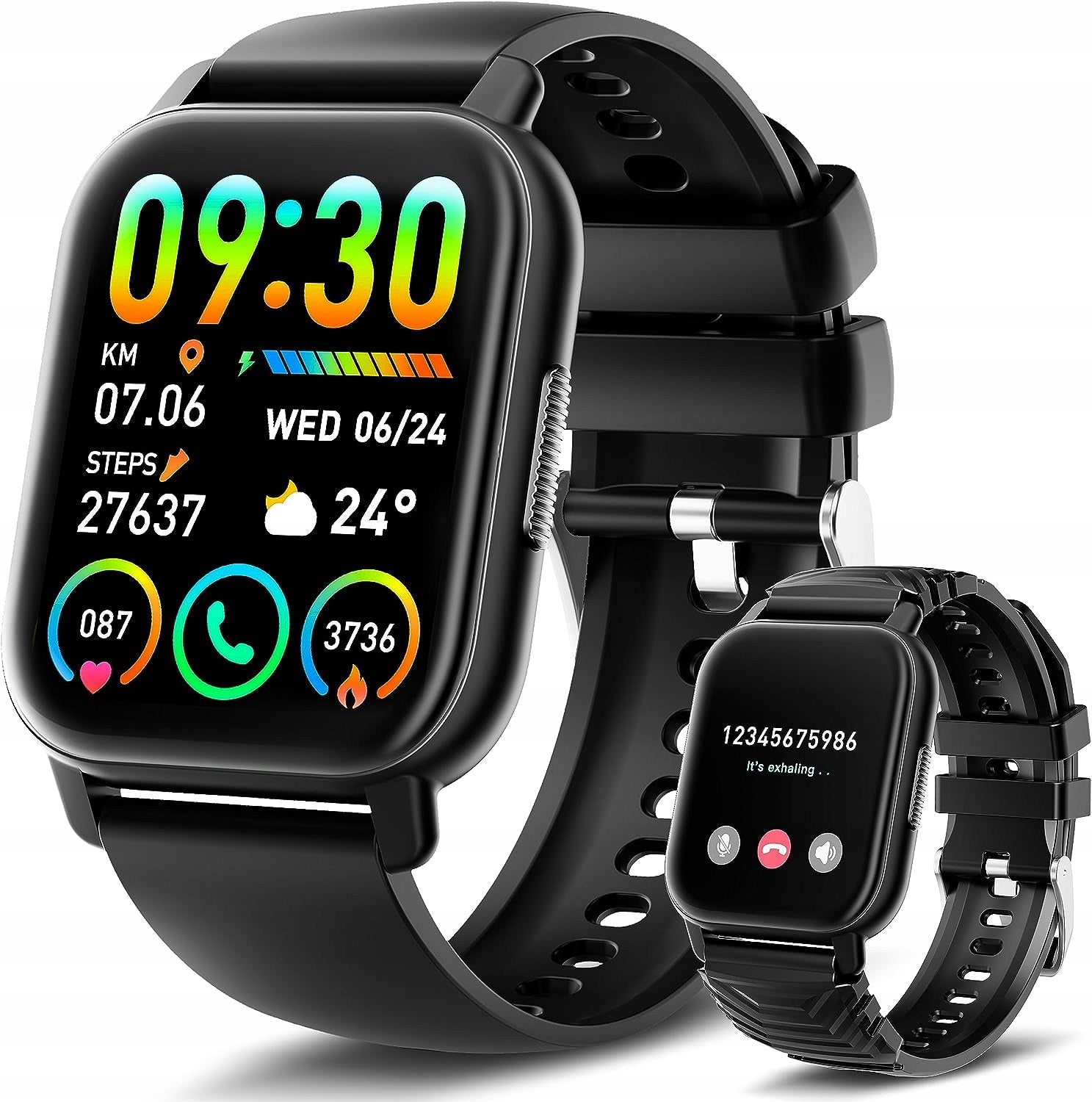 SMARTWATCH Poounur Y6 Smart Watch IP68 Fitness Talk Messages