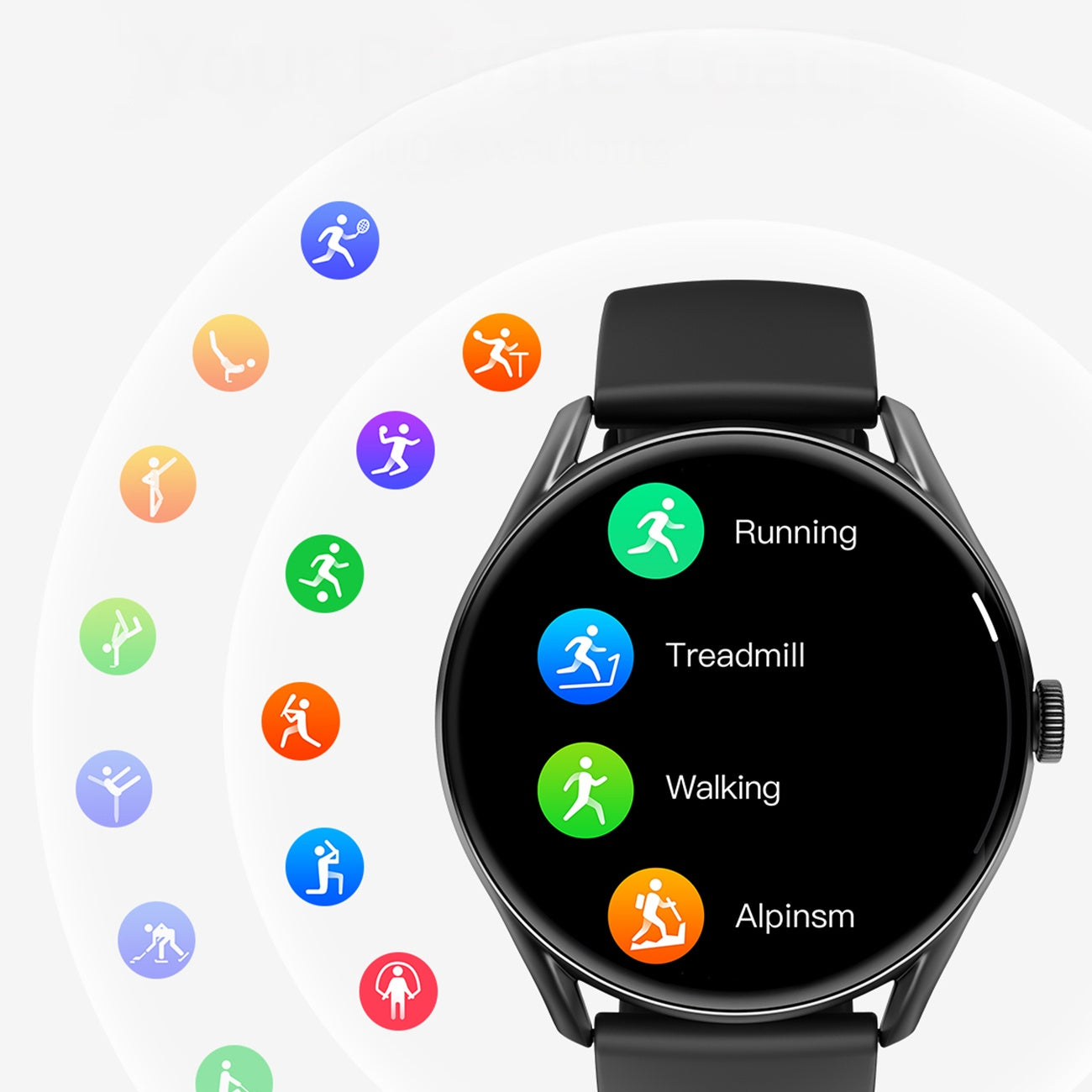 SMARTWATCH QCY AMOLED 280mAh HEALTH MONITORING ANDROID iOS Manufacturer code 6957141408636