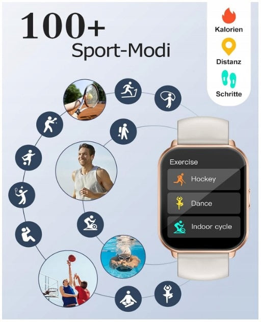 SMARTWATCH RUIMEN H1 GREY HD 1,85" touch screen with heart rate monitor Brand no brand
