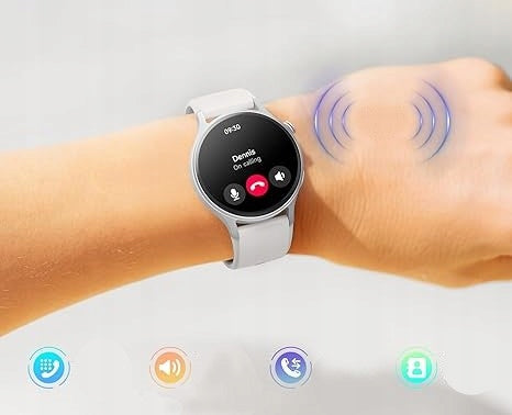 SMARTWATCH SILVER AMOLED 1,32" CONNECTION FUNCTION GPS RUBBER STRAP BEIGE EAN (GTIN) 0731052515609