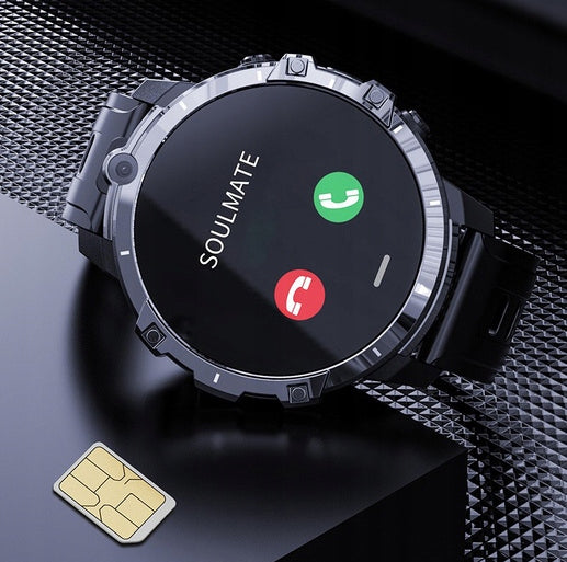 SMARTWATCH SMART WATCH GPS BLACK TALK MENU PL ANDROID AMOLED 10 EAN (GTIN) 5906306121379