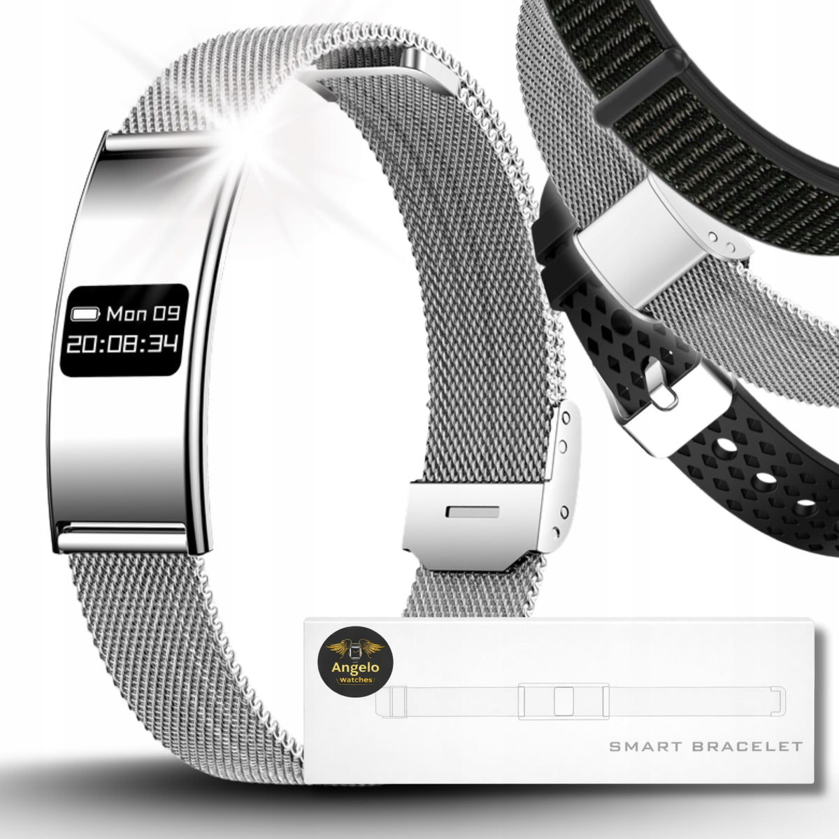 SMARTWATCH SMARTBAND WOMEN'S SMART BRACELET EKG PULSE SPORT MENU PL