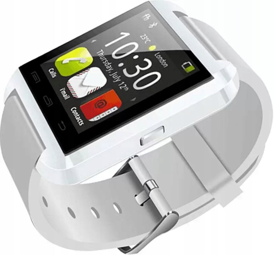 SMARTWATCH U8 Polish ANDROID CONVERSATIONS NEW MODEL Color white