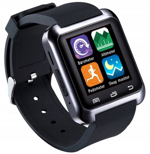 SMARTWATCH U8 Polish CALLS ANDROID NEW MODEL Color red