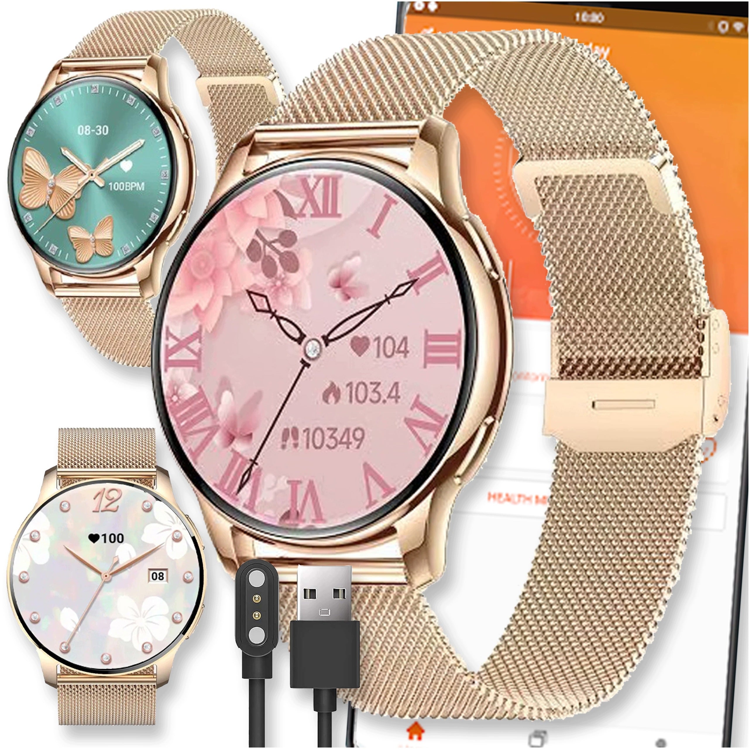 SMARTWATCH WATCH AMOLED TALK MENU PL WOMEN WATERPROOF SMART GT