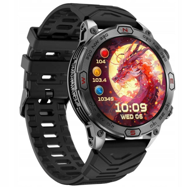 SMARTWATCH WATCH BLACK WOMEN'S AMOLED TALK PRO SPORTS MENU ULTRA PL Manufacturer code WATCH WODOODPORNY MĘSKI SPORT SMART ACTIVE