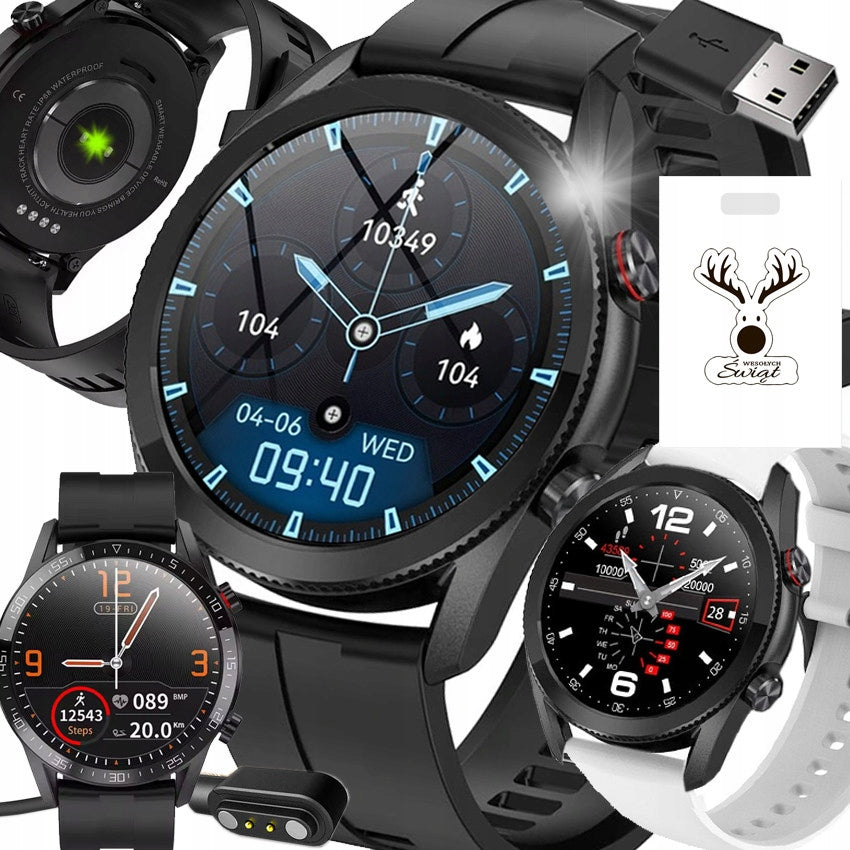 SMARTWATCH WATCH GIFT FOR DAWN 2 STRIPES PRO BLETOOTH CALL