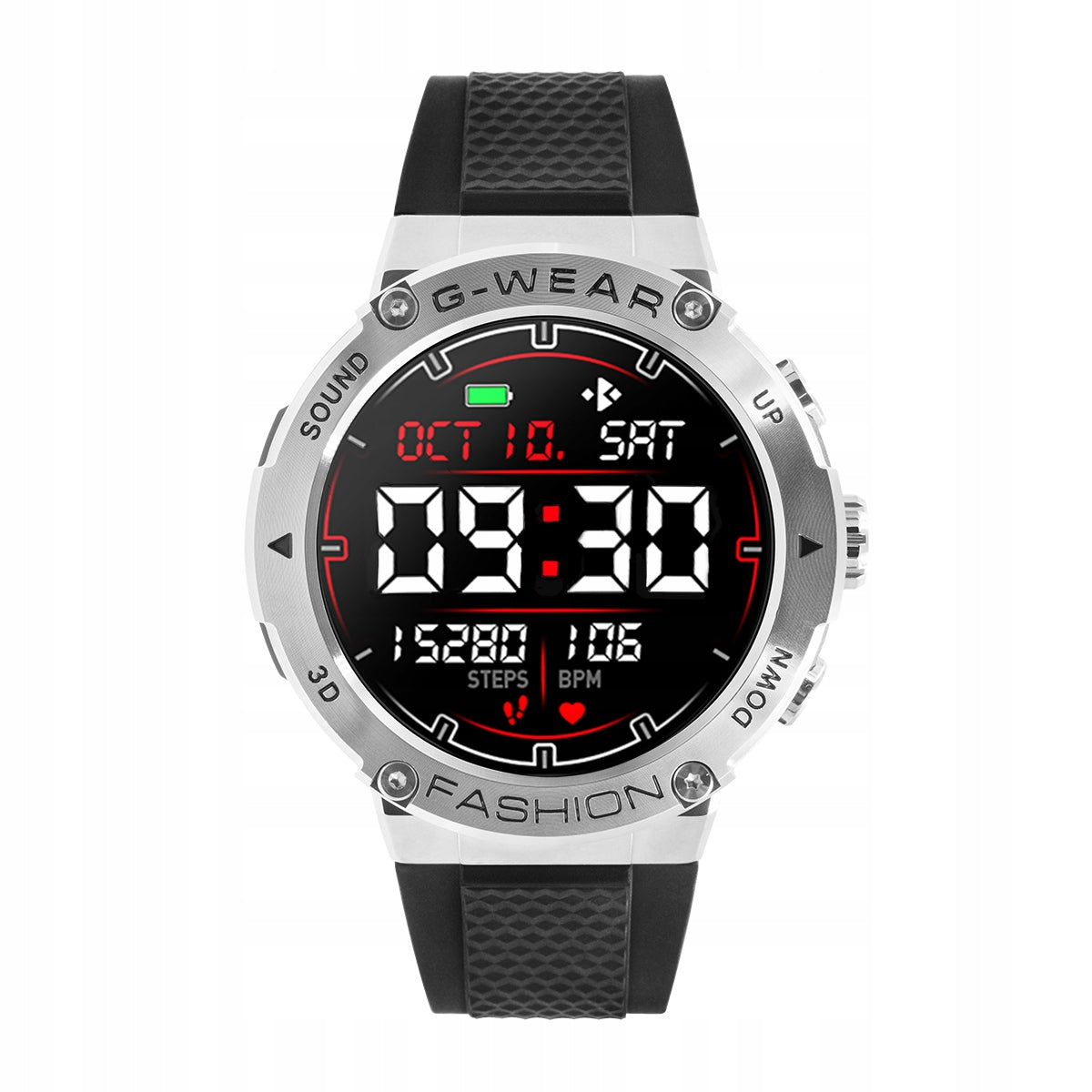 SMARTWATCH WATCH MEN'S MENU PL BLUETOOTH CALLS NOTIFICATIONS Color silver