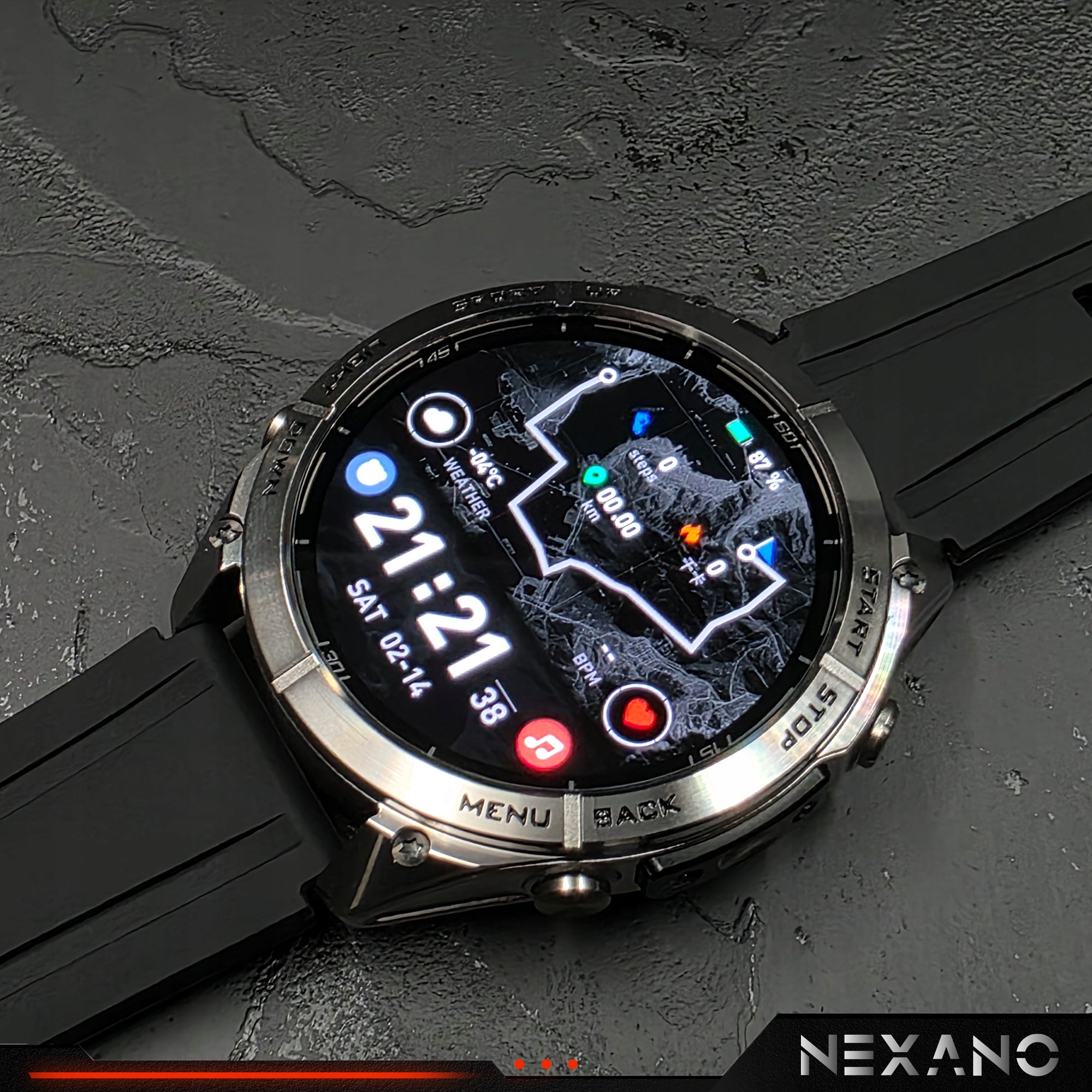 SMARTWATCH WATCH MEN'S SMART WATCH GPS AMOLED TALK WATERPROOF IP69K Packaging status original