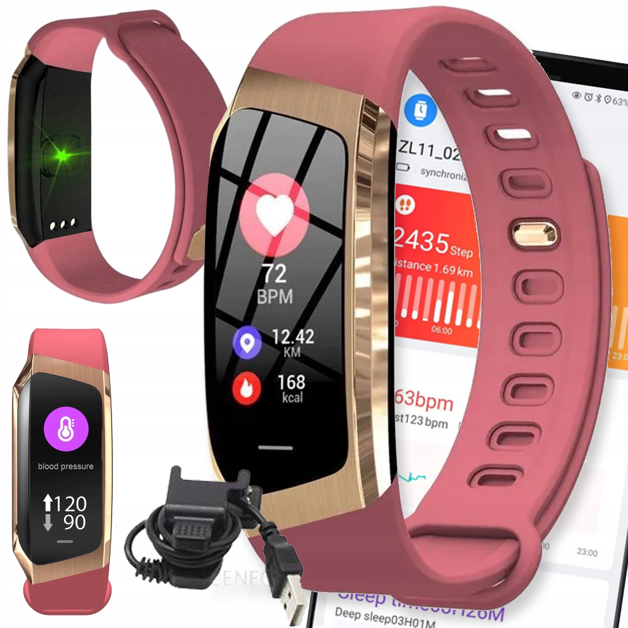 SMARTWATCH WATCH MENU POLISH WOMEN'S SMART WATCH PL MEN'S SPORTS PULSE
